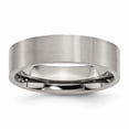 thumbnail image 1 of 6 mm Titanium Flat Brushed Band, Size 13.5, 1 of 1