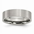 thumbnail image 1 of 6 mm Titanium Flat Brushed Band - Size 8, 1 of 1