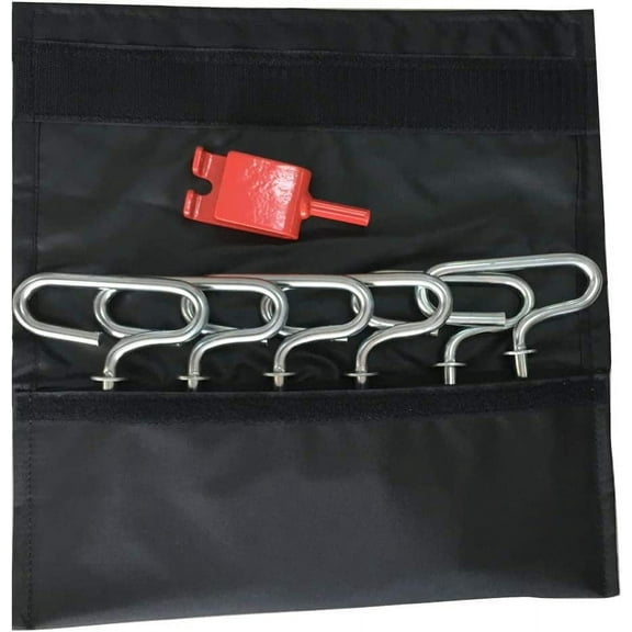 6 or 9 Piece Ice Anchor Kit for Winter Outdoor Camping&Fishing