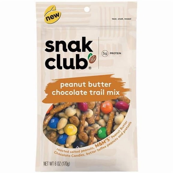 6 oz Bagged Peanut Butter Trail Mix Chocolate - Pack of 6