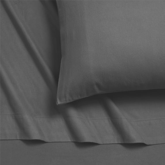 6-oz Cotton German Flannel Deep Pocket Sheet Set King - Wet Weather
