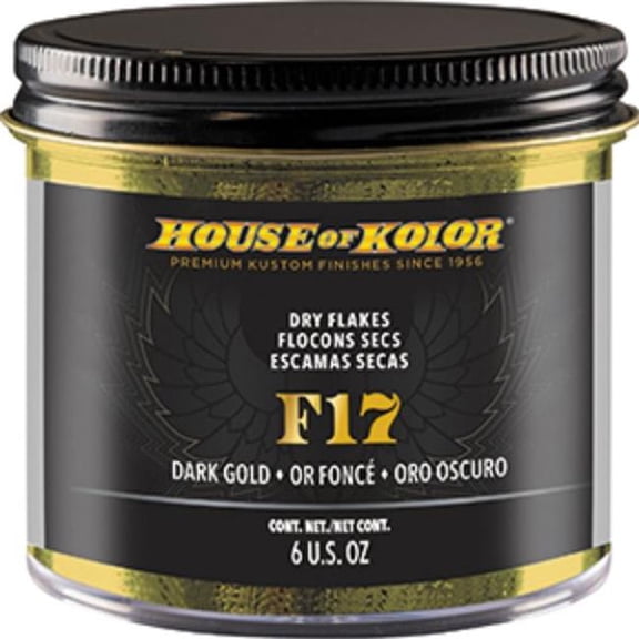 6 oz F-Series Dry Flake Paint, Dark Gold