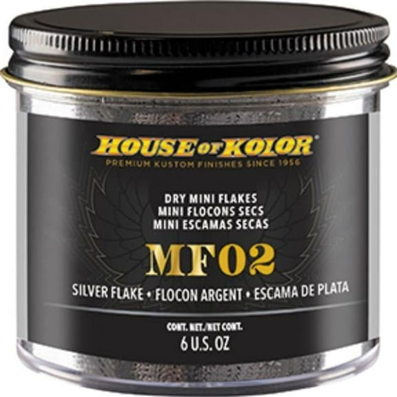 6 oz F-Series Dry Flake Paint, Silver