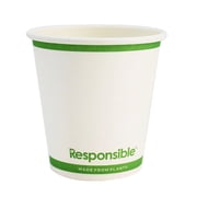 6 oz Hot Cups | Tree-Less  Compostable Paper