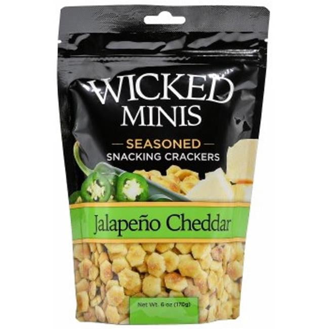 6 oz Jalapeno Cheddar Crackers, Pack of 6