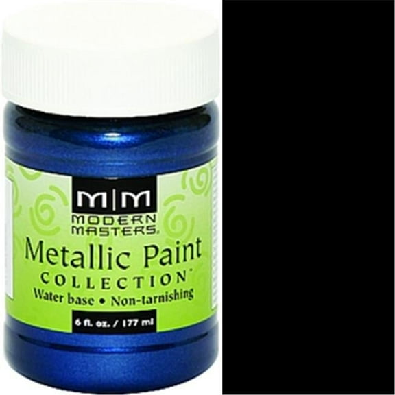 6 oz Modern Masters ME655 Sapphire Metallic Paint Collection Water-Based Decorative Metallic Paint