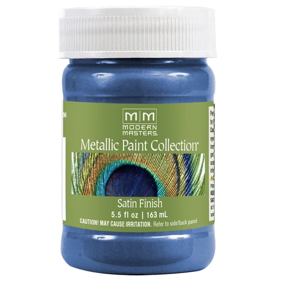 6 oz Modern Masters ME655 Sapphire Metallic Paint Collection Water-Based Decorative Metallic Paint