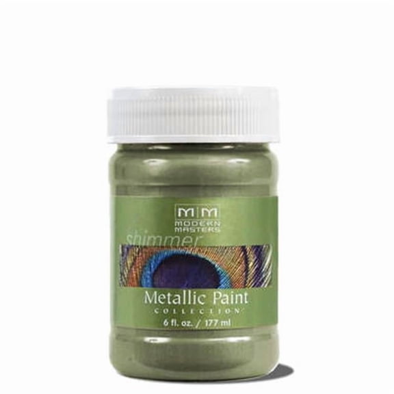 6 oz Modern Masters ME657 Flash Blue Metallic Paint Collection Water-Based Decorative Metallic Paint