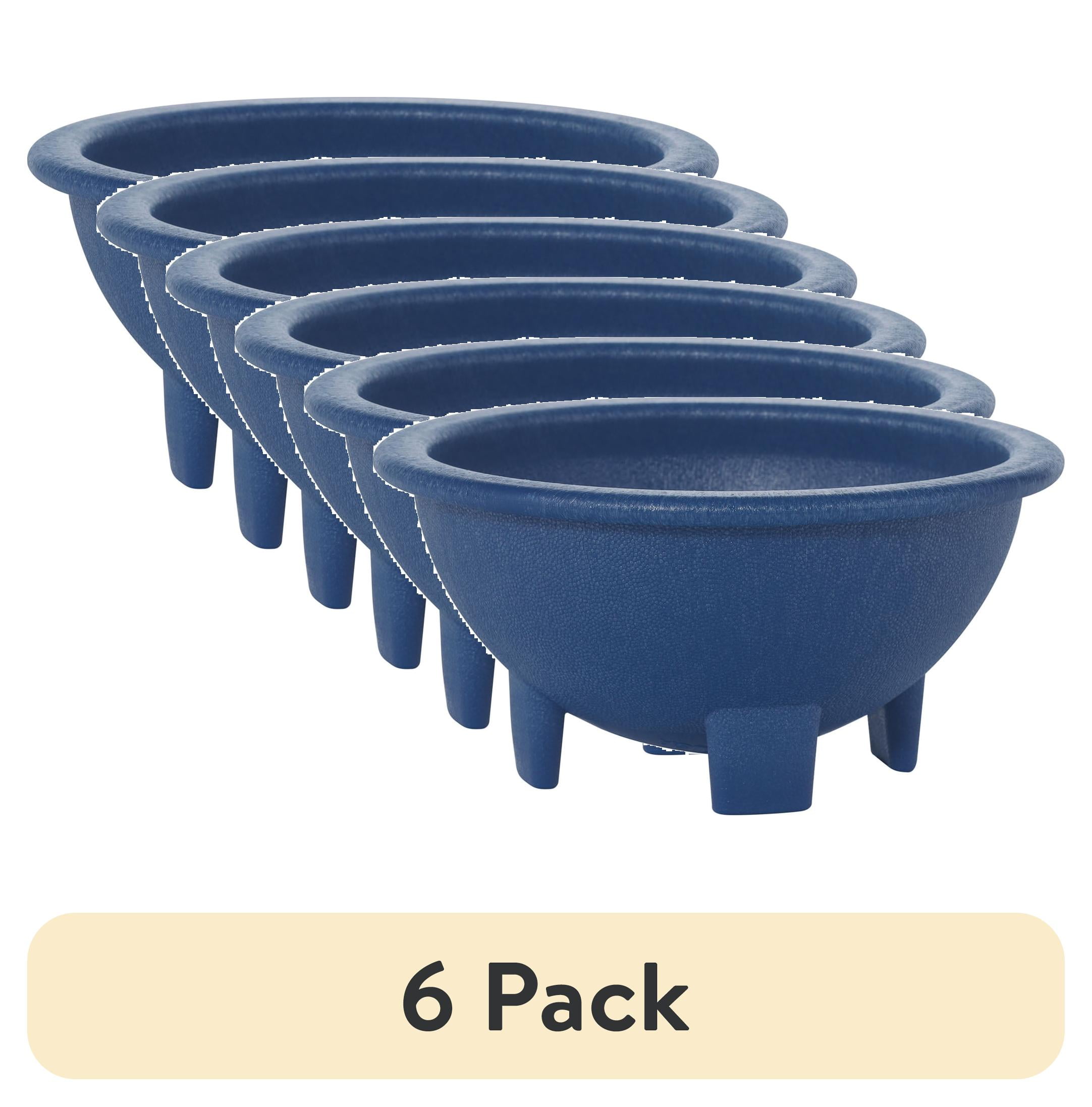 (6 pack) 10 OZ SALSA BOWL - BLUE