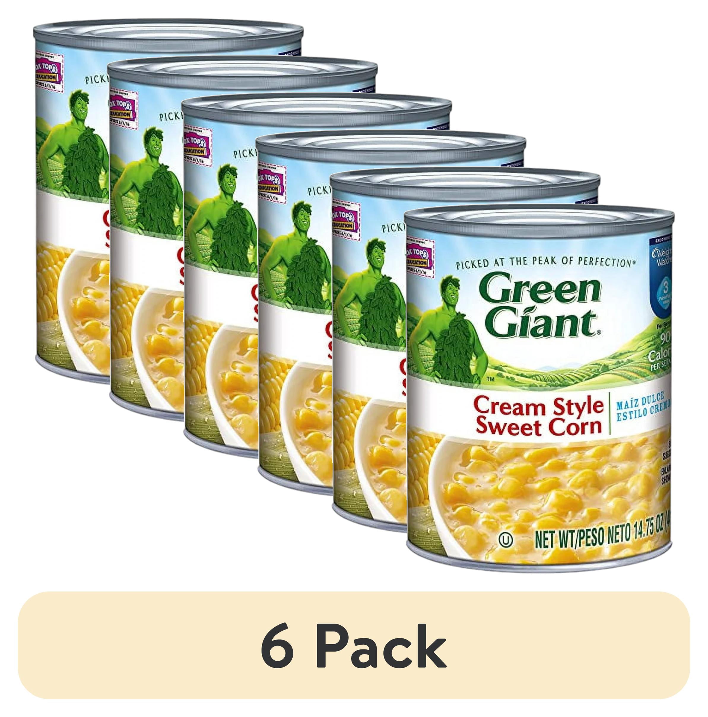 4 pack) ( 2 Pack ) Green Giant Cream Style Sweet Corn, 14.75 Ounce