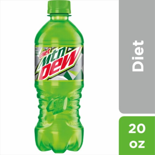 (6 pack) Diet Mountain Dew Soda Bottle