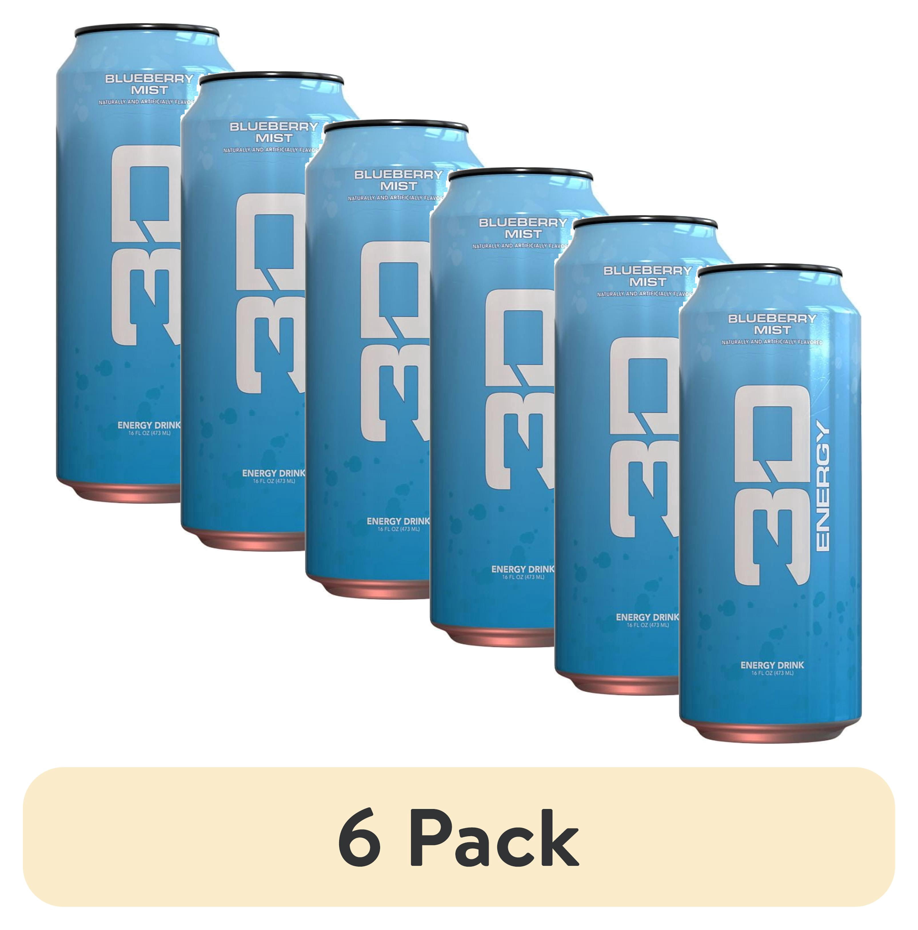 (6 pack) 3D ENERGY BLUEBERRY MIST SINGLE, 16OZ