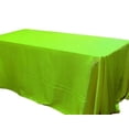 thumbnail image 1 of 6 pack 60x120" Rectangular Satin Tablecloth Wedding Party SEAMLESS Table Cover", (Color: Sage Green), 1 of 2