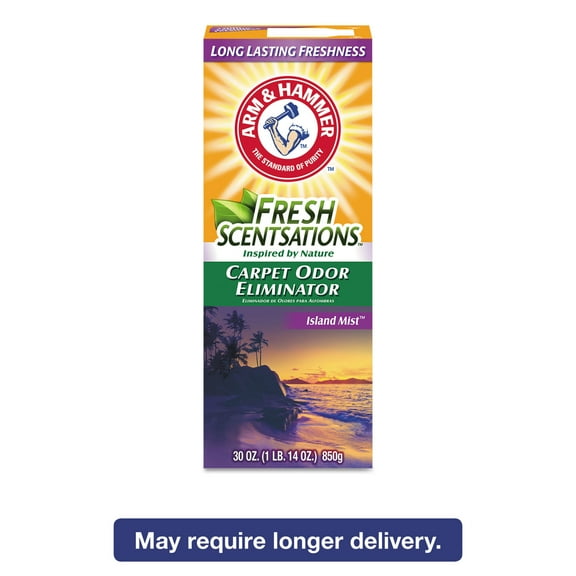 (6 pack) ARM & HAMMER Carpet Odor Eliminator Powder, Island Mist, 30 oz.