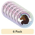 thumbnail image 1 of (6 pack) Afro Unicorn Birthday Paper Dinner Plates, 9in, 8ct, 1 of 8