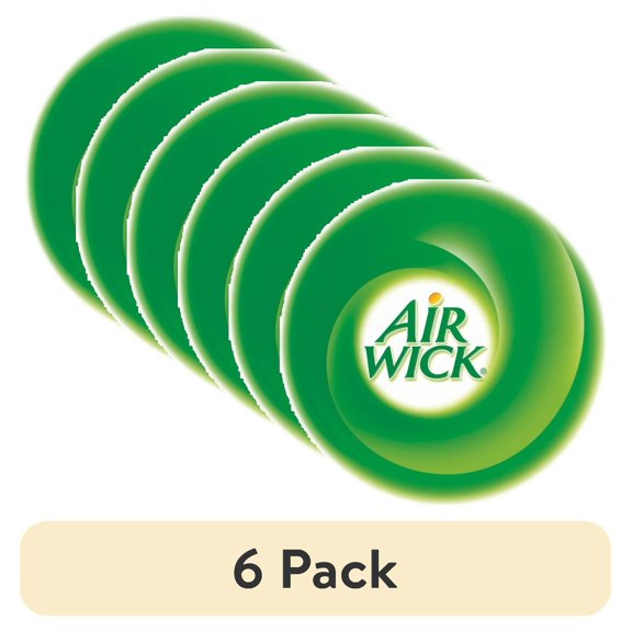 (6 pack) Air Wick Essential Mist Scented Oil Air Freshener Diffuser Starter Kit, Warm Apple & Cinnamon, 2 Piece