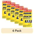 thumbnail interactive-video image 1 of (6 pack) Anacin Fast Pain Relief Pain Reducer Aspirin Tablets, 300 Tablets, 1 of 8