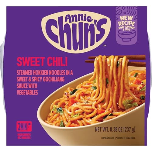 (6 pack) Annie Chun's Sweet Chili Noodle Bowl, 8.38 oz