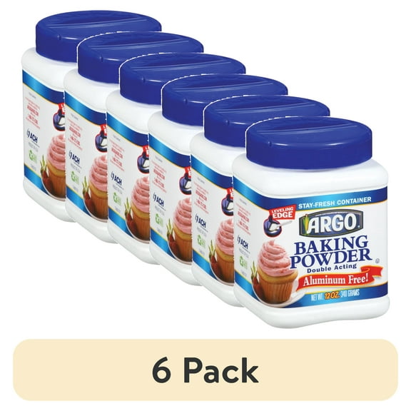(6 pack) Argo Baking Powder, 12 ounce