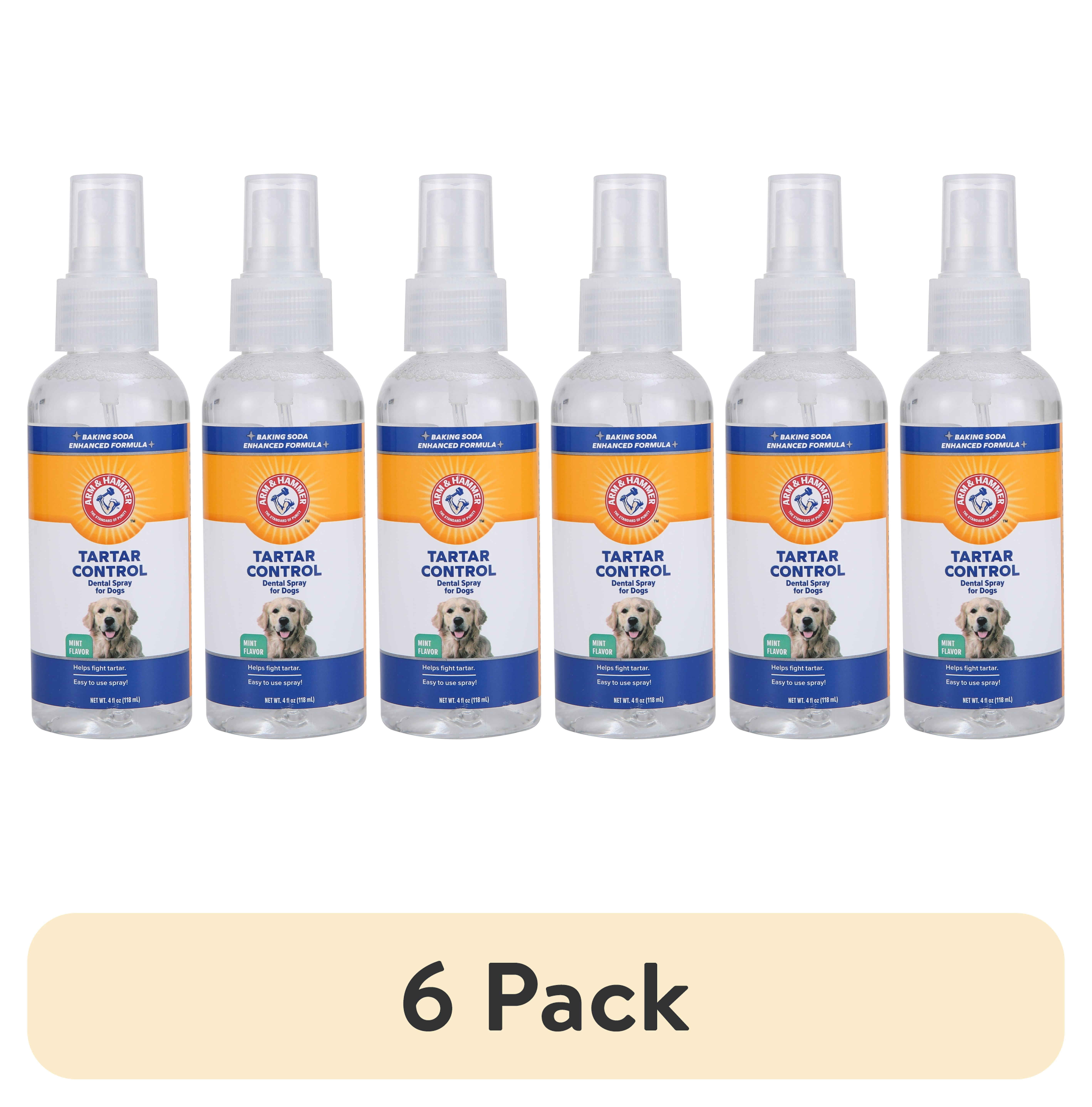 (6 pack) Arm & Hammer Tartar Control Dental Spray for Dogs, Mint Flavor, 4 fl oz