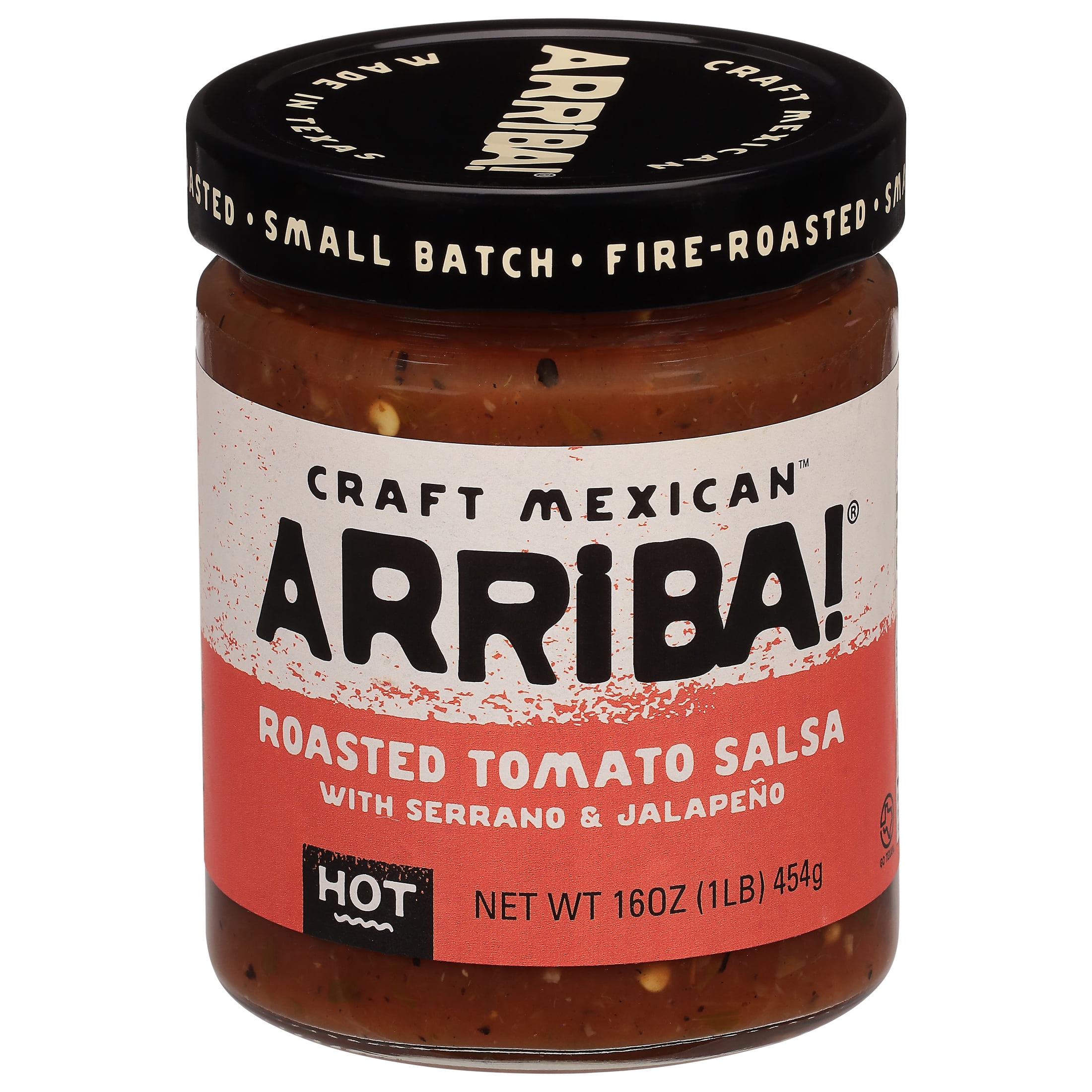 (6 pack) Arriba! Craft Mexican Hot Roasted Tomato Salsa Salsa with ...