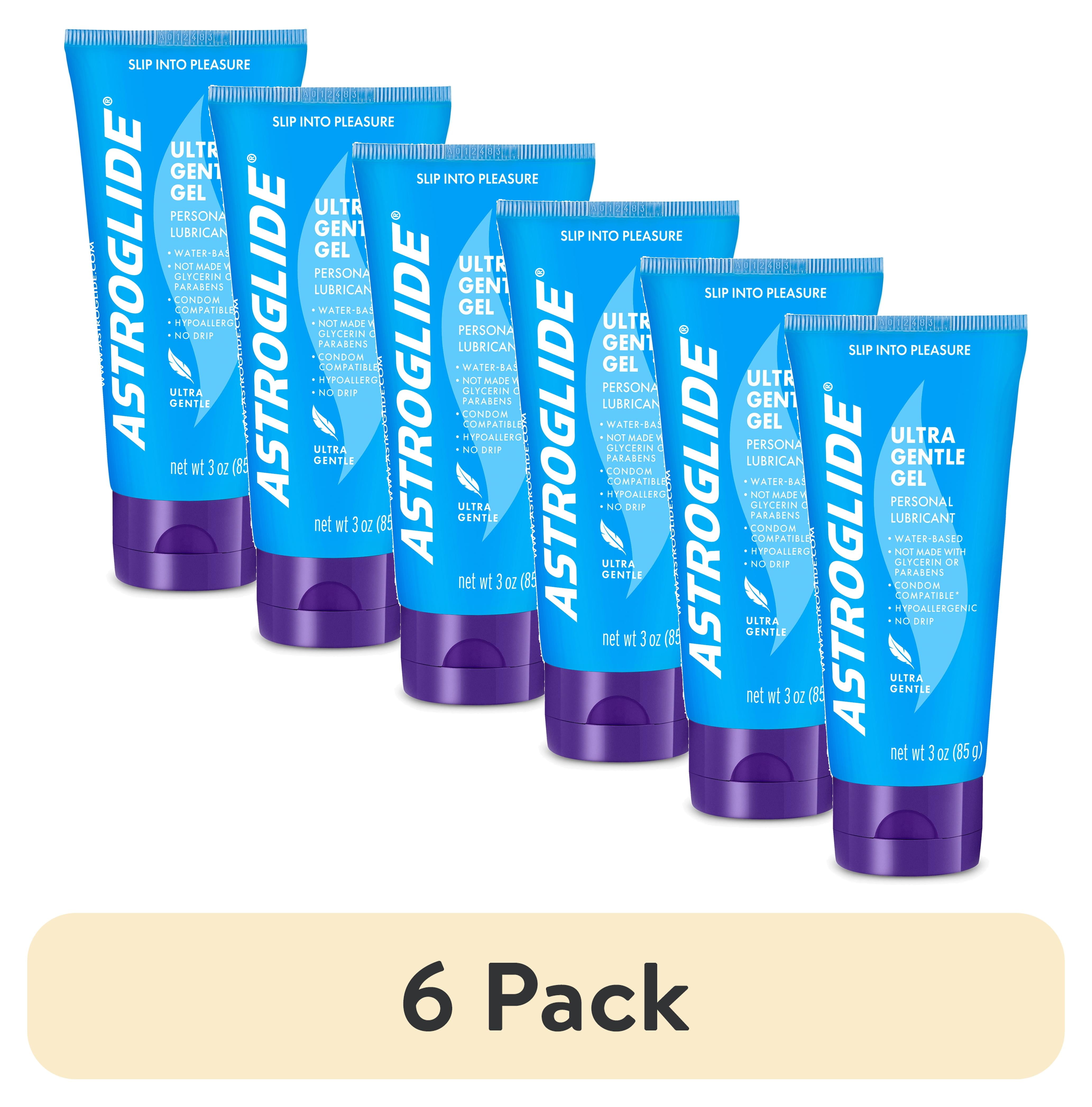 6 pack) Astroglide Ultra Gentle Gel Water Based Personal Lube, Glycerin & Paraben Free, Hypoallergenic, 3oz - Walmart.com 6 pack) Astroglide Ultra Gentle Gel Water Based Personal Lube, Glycerin & Paraben Free, Hypoallergenic, 3oz - Walmart.com