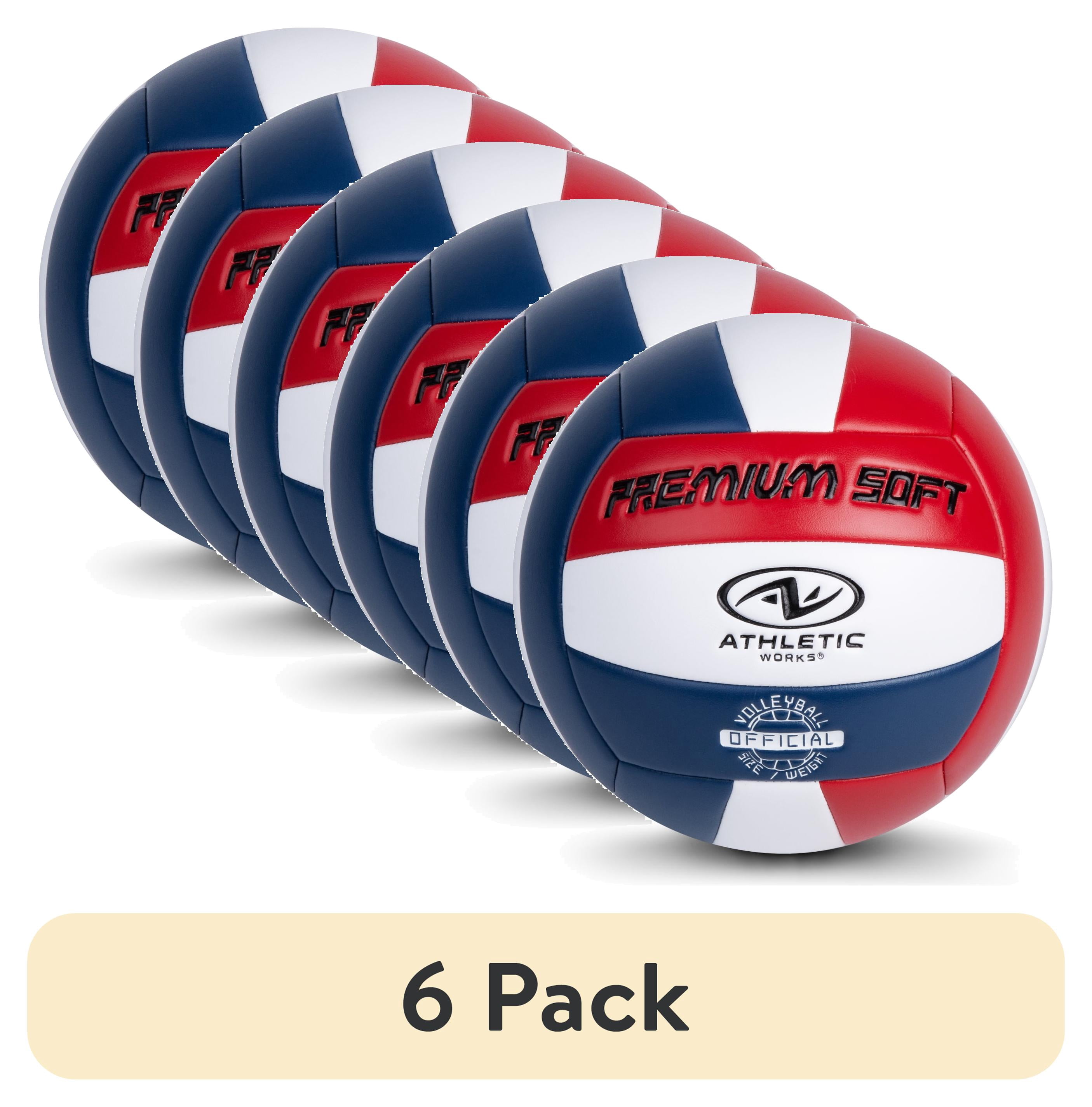 Athletic Works Multicolor Size 5 Neon Volleyball for Practice or
