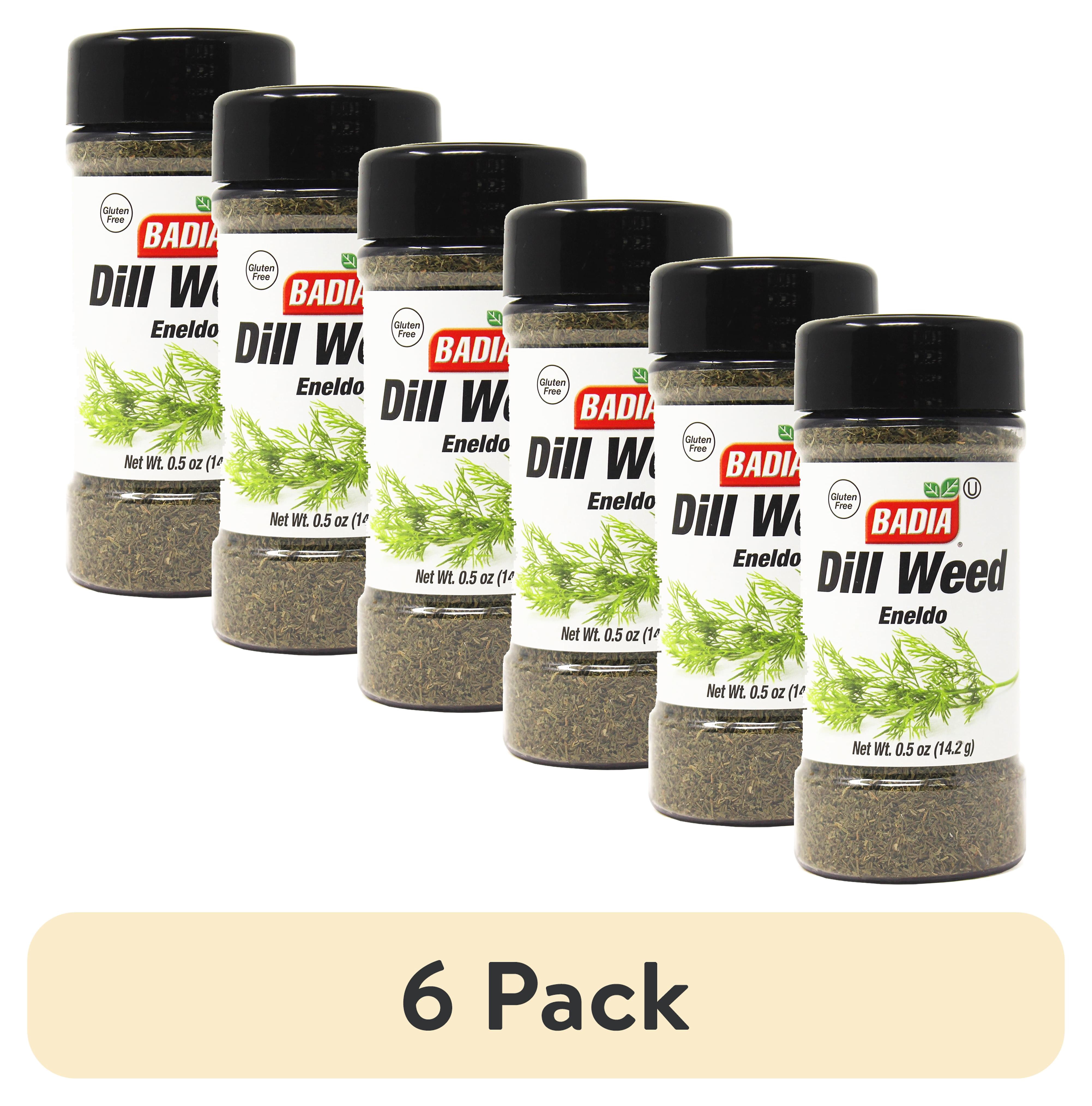 (6 pack) Badia Badia Dill Weed, 0.5 oz Bottle