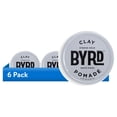 thumbnail interactive-video image 1 of (6 pack) BYRD Clay Pomade, Strong Hold, Ultra-Matte Finish, For All Hair Types, 3.35oz, 1 of 9