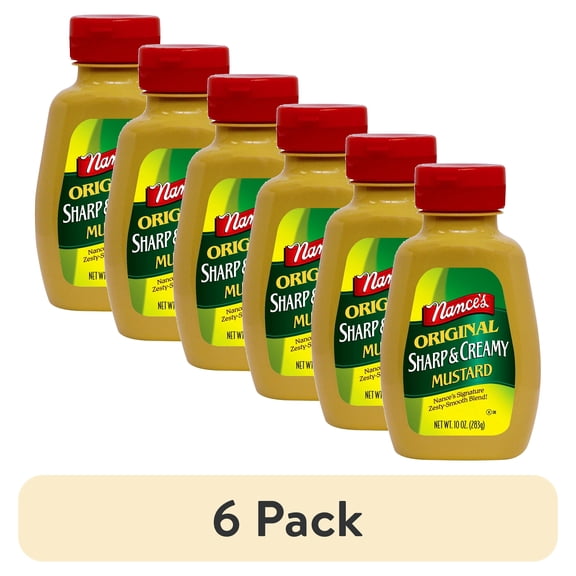 (6 pack) Baldwin Richardson Foods Nances Mustard, 10 oz