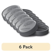 6 pack Ball One-Piece Leak-Proof Regular Mouth Storage Lids, 6-Pack