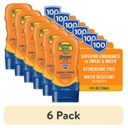 (6 pack) Banana Boat Sport Ultra SPF 100 Sunscreen Lotion, Sport Sunscreen, Adult Sunblock Lotion, 4 fl oz
