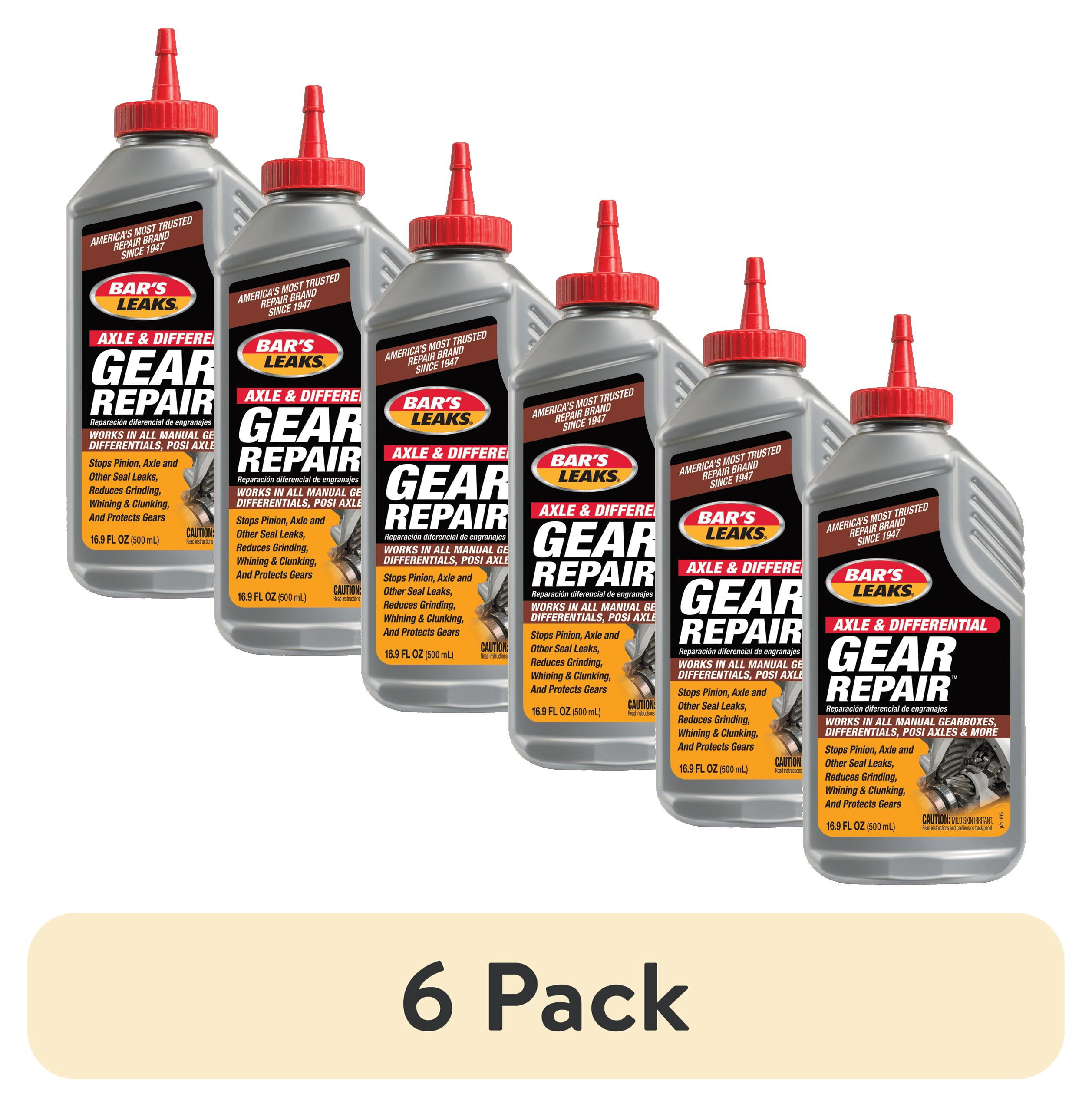 (6 pack) Bar's Leaks 1816 Axle and Differential Gear Repair, 16.9 oz