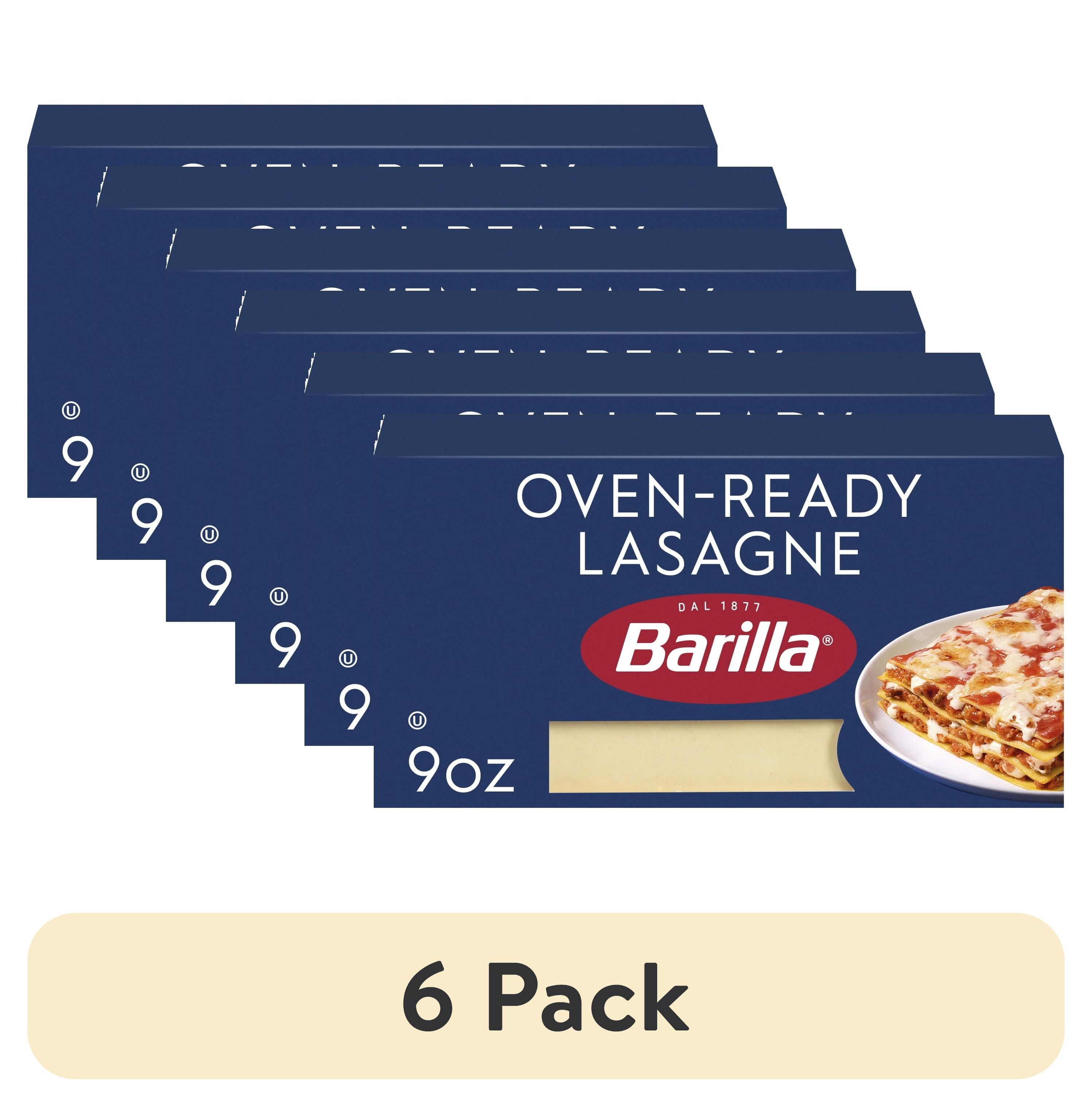 (6 pack) Barilla Classic Kosher Certified, Oven-Ready Lasagne Pasta, 9 ...