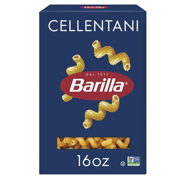 (6 pack) Barilla Classic Non-GMO, Kosher Certified Cellentani Pasta, 16 oz