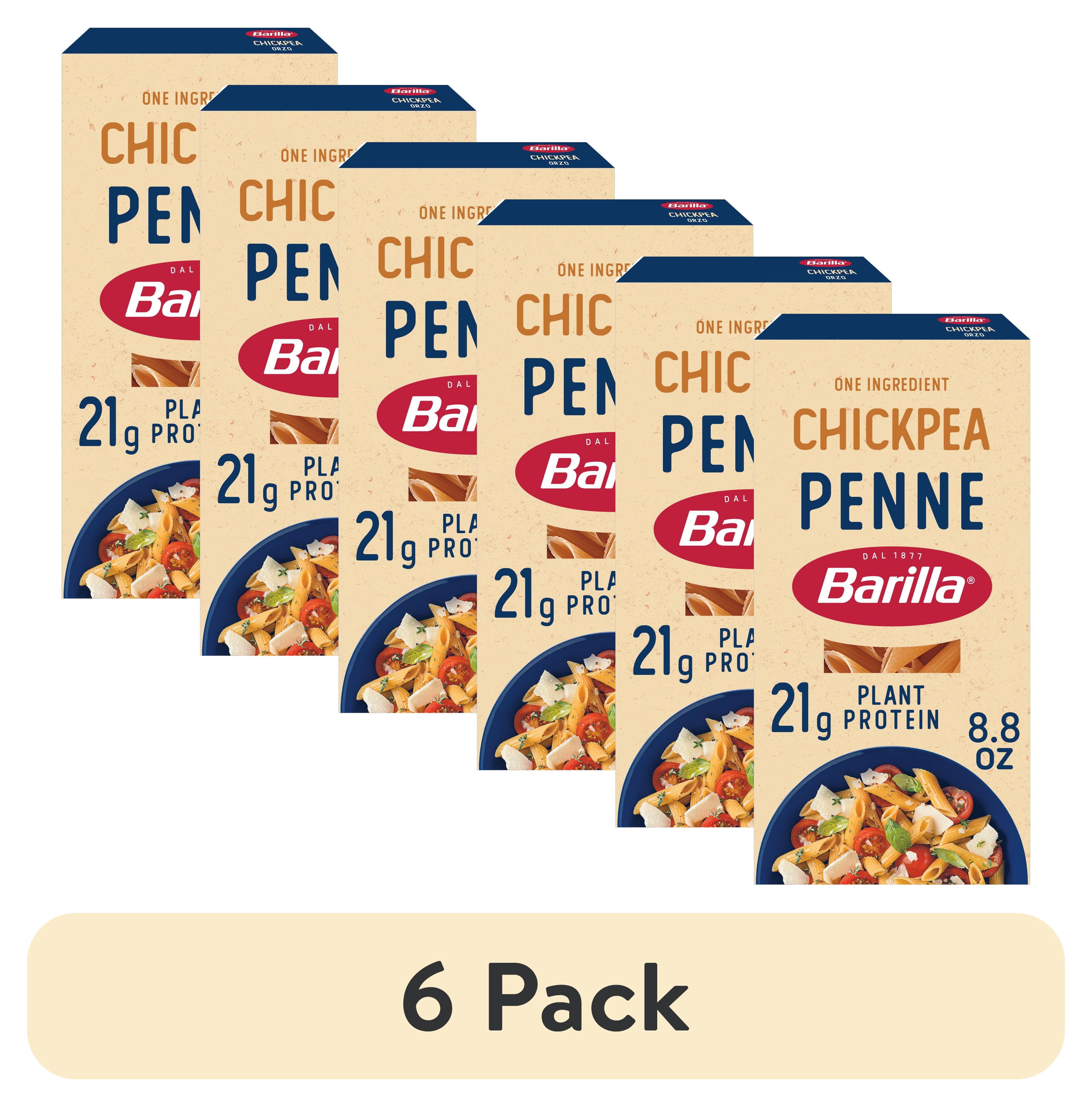 (6 pack) Barilla Gluten Free Chickpea Penne Pasta, 8.8 oz