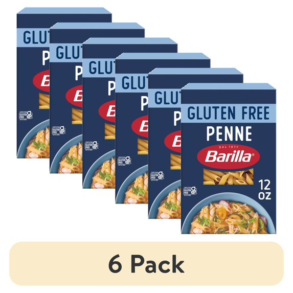 (6 pack) Barilla Gluten Free Penne Pasta, 12 oz