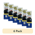 thumbnail image 1 of (6 pack) Basic Large Trash Bags, 30 Gallon, 5 Bags (Drawstring), 1 of 5