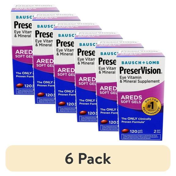 (6 pack) Bausch & Lomb Occuvite, 120 CT