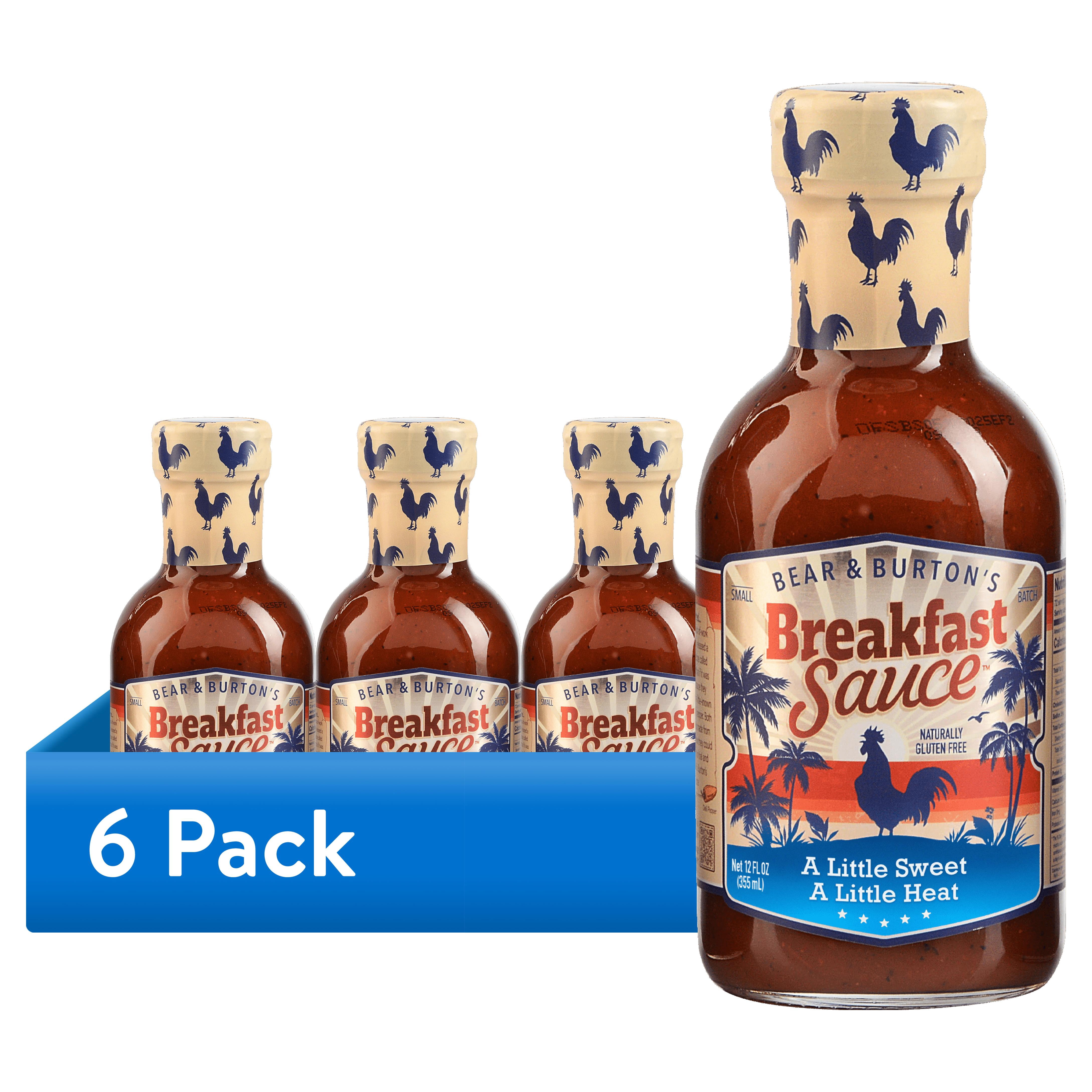 (6 pack) Bear & Burton's Breakfast Sauce 12oz Bottle