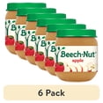 thumbnail image 1 of (6 pack) Beech-Nut Stage 2 Baby Food, Apple, 4 oz Jar, 1 of 6