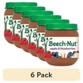 thumbnail image 1 of (6 pack) Beech-Nut Stage 2 Baby Food, Apple & Blueberries, 4 oz Jar, 1 of 6