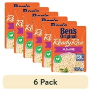 (6 pack) Ben's Original Ready Rice Jasmine Rice, Easy Dinner Side, 8.5 Ounce Pouch