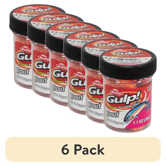 (6 pack) Berkley Gulp! Trout Nuggets Soft Bait