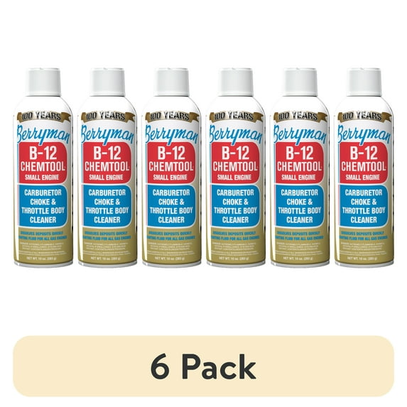 (6 pack) Berryman Products 0110 B-12 Chemtool Carburetor & Engine Cleaner for Cars & Trucks, 10 oz.