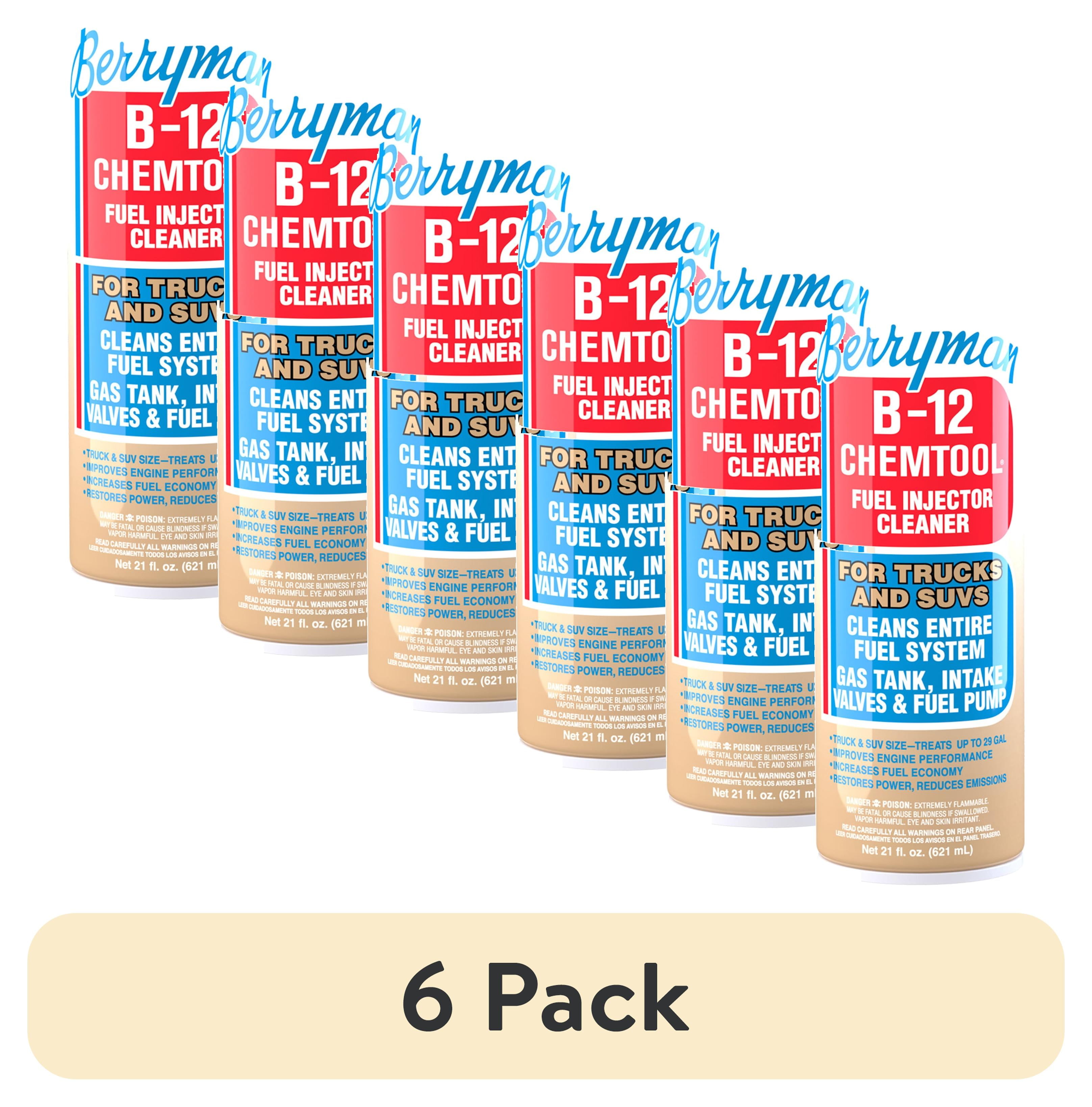 6 pack) Berryman Products 0121, B-12 Chemtool Fuel Injector