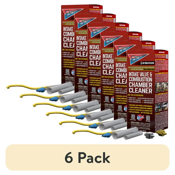 (6 pack) Berryman 2611 Intake Valve and Combustion Chamber Cleaner Kit for Gasoline Engines