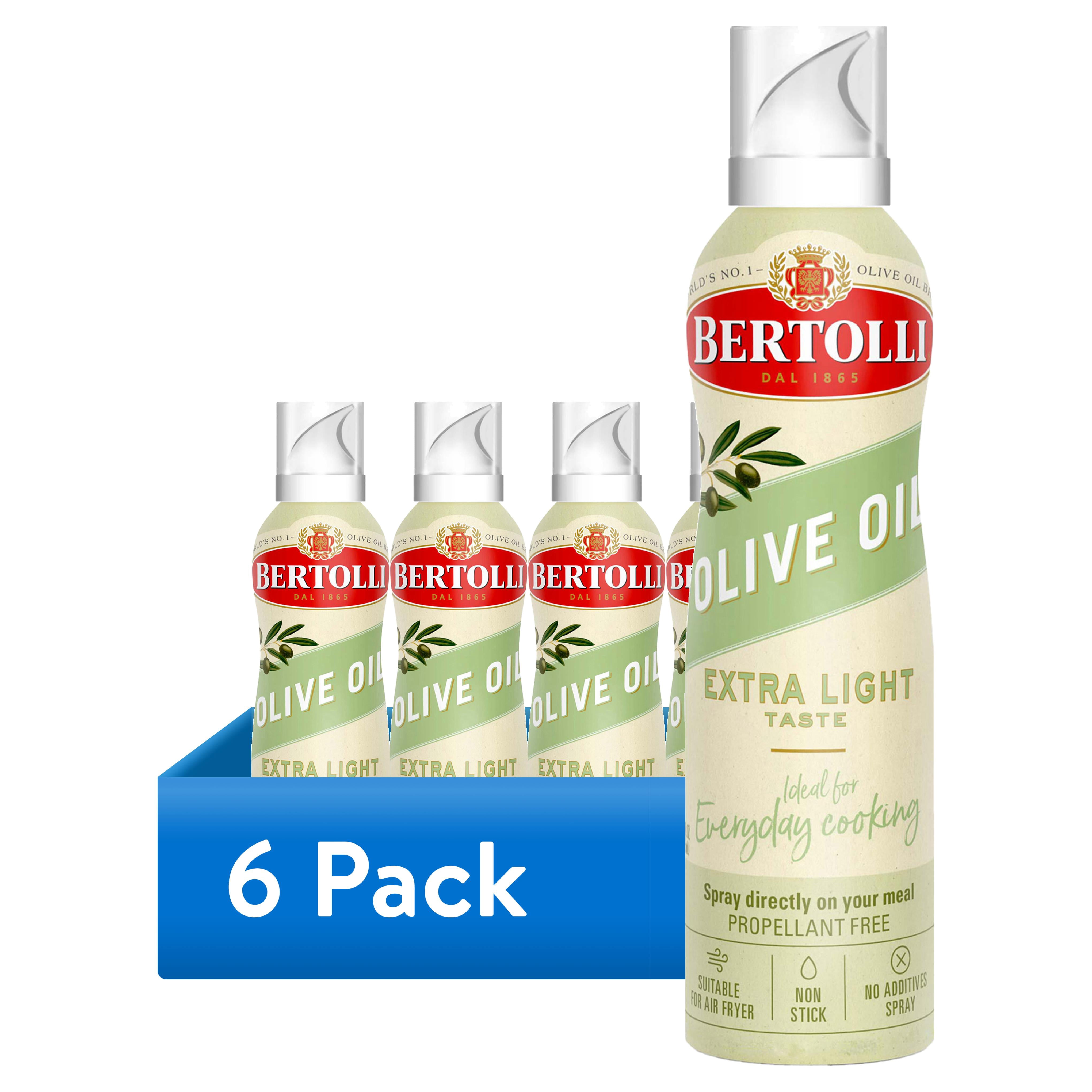 (6 pack) Bertolli Extra Light Taste Spray, 4.9 fl oz