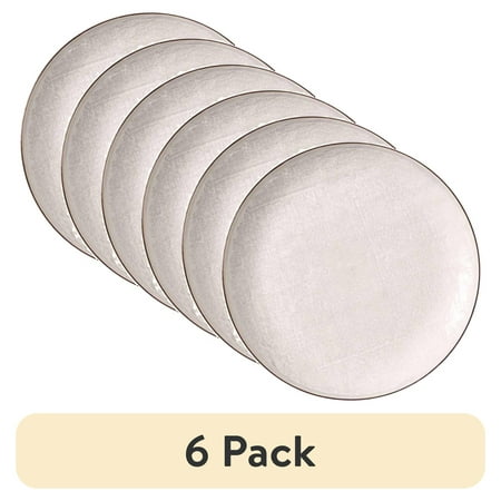 (6 pack) Better Homes & Gardens Cream Murphy Stoneware Dinner Plate