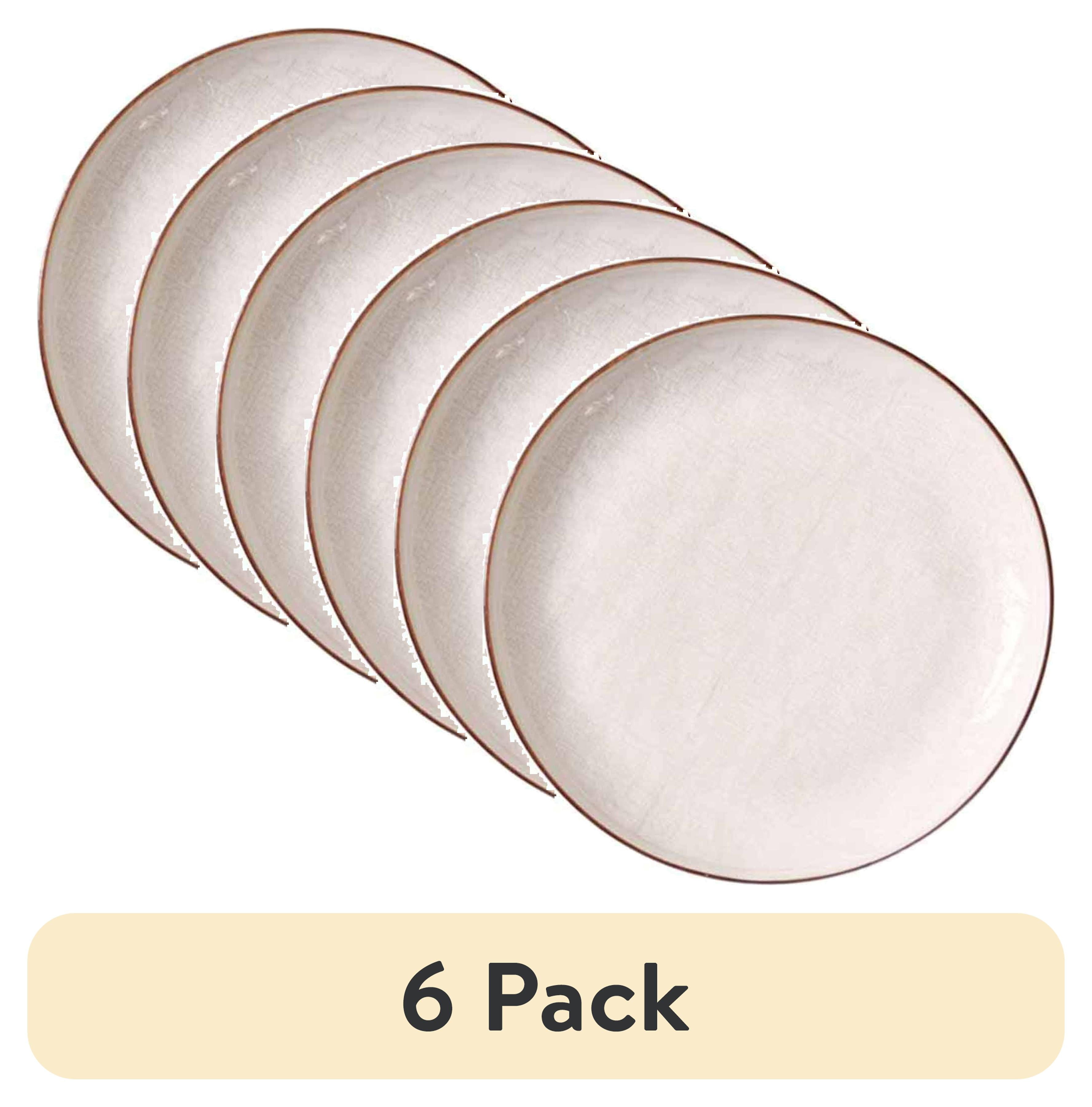 (6 pack) Better Homes & Gardens Cream Murphy Stoneware Salad Plate - Walmart.com